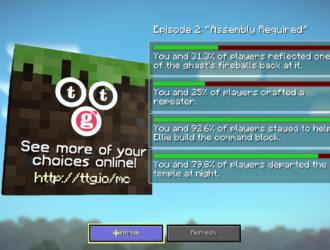 Третий эпизод Minecraft: Story Mode выйдет в ноябре