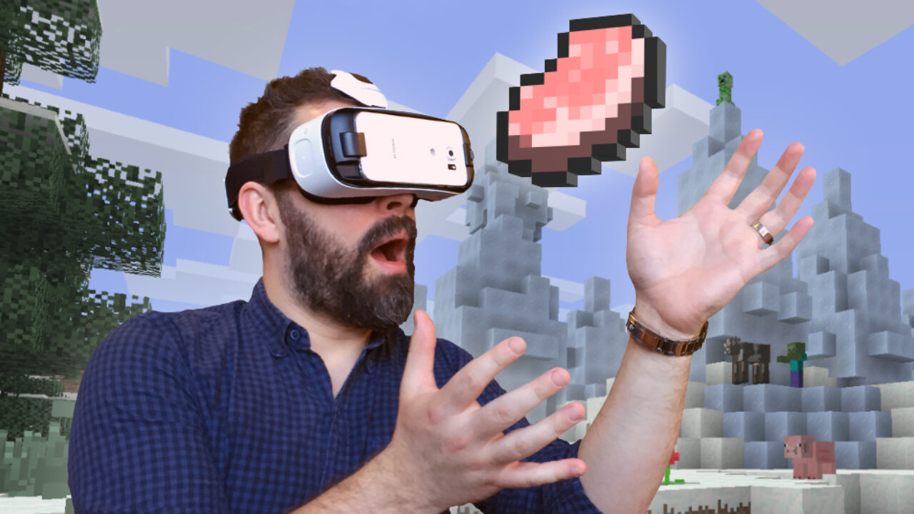 Вышел Minecraft для Gear VR