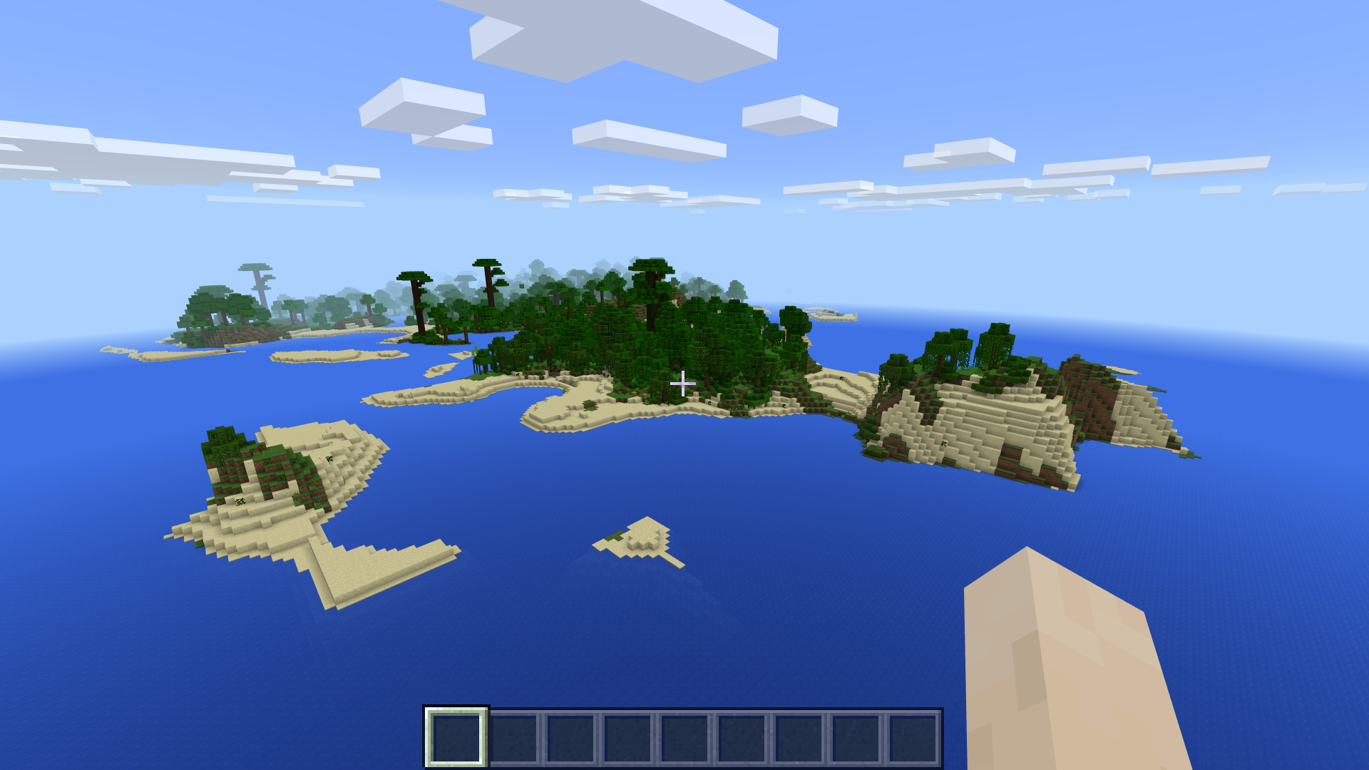 Генератор Minecraft Education Edition создаёт острова...