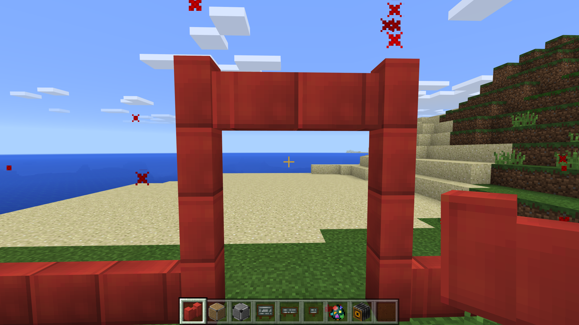 Minecraft Education Edition: сквозь арку из блоков-границы (Border) пройти нельзя