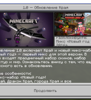 Вышел Minecraft Pocket Edition 1.0! Эндерское обновление!