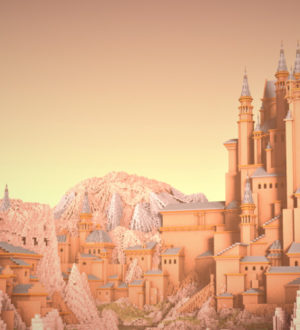 Замок в каньоне