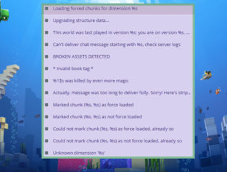 На Crowdin выложены переводы для Minecraft Java Edition 1.13.1