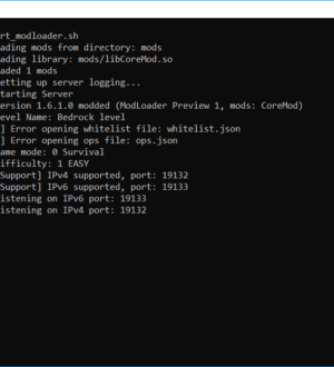 Создан загрузчик модов для сервера Minecraft Bedrock