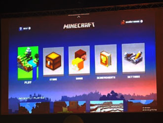 Новый интерфейс Minecraft показали на конференции Dot JS