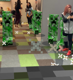 Попытка потрогать Minecraft Earth на конференции E3