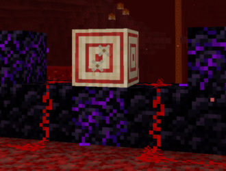 Мишень и плачущий обсидиан в новой версии Minecraft 1.16, снапшот 20w09a