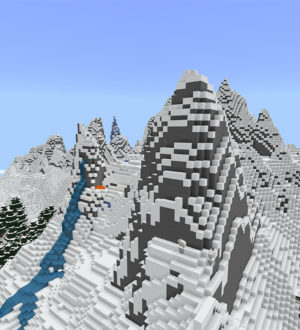 В Minecraft добавили огромные горы — бета-версия 1.16.220.50