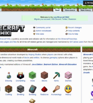 Minecraft Wiki «отпочковалась» и открылась по новому адресу
